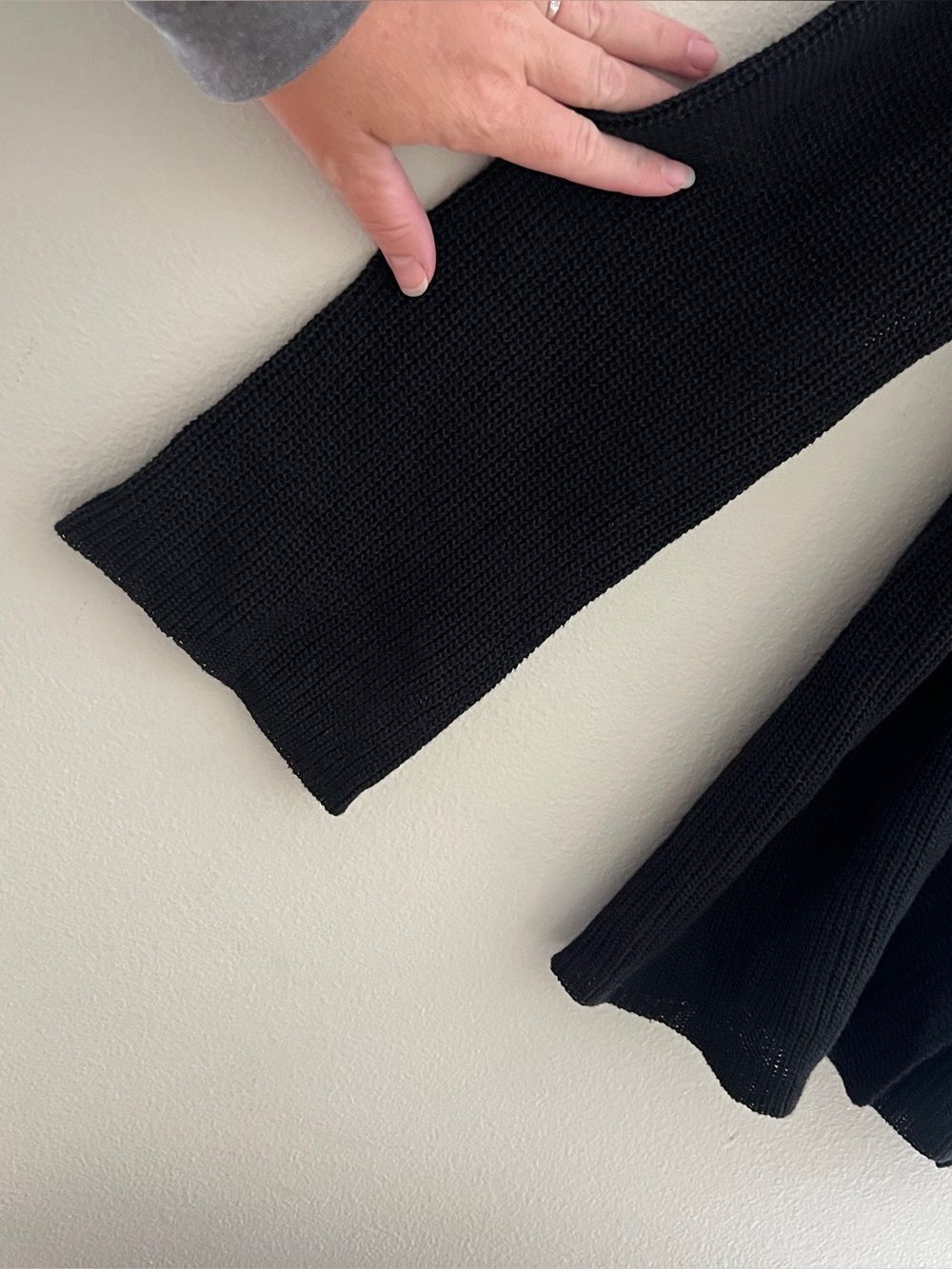 Lauren Ralph Lauren 100% linen black cardigan women’s size L - Picture 2 of 6